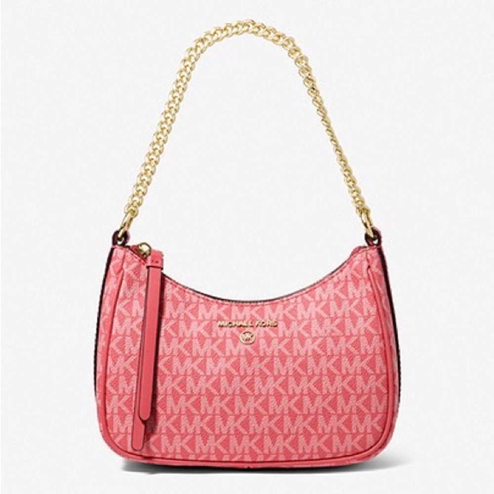 Michael Kors Jet Set Charm Small Logo Shoulder Bag